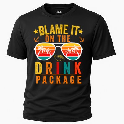 Blame it on The Cruise Package Cruise Cruising Matching Cooling Performance Crew T-Shirt