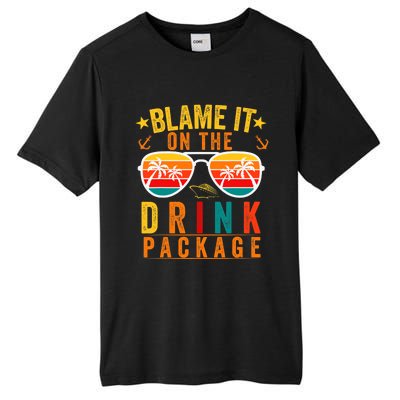 Blame it on The Cruise Package Cruise Cruising Matching Tall Fusion ChromaSoft Performance T-Shirt