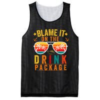 Blame it on The Cruise Package Cruise Cruising Matching Mesh Reversible Basketball Jersey Tank