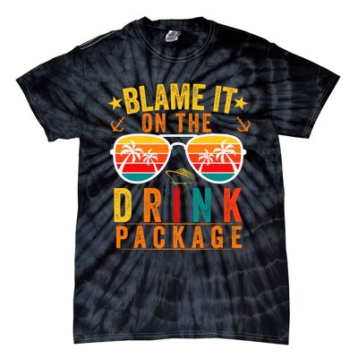 Blame it on The Cruise Package Cruise Cruising Matching Tie-Dye T-Shirt