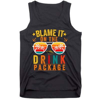 Blame it on The Cruise Package Cruise Cruising Matching Tank Top