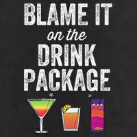 Blame It On The Drink Package Funny Cruise Cruising Cruiser Trucker Hat