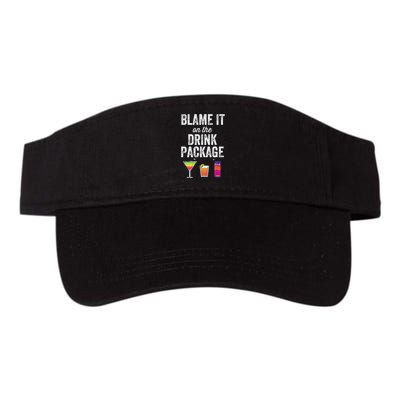 Blame It On The Drink Package Funny Cruise Cruising Cruiser Visor