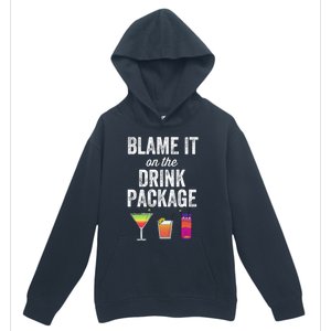 Blame It On The Drink Package Funny Cruise Cruising Cruiser Urban Pullover Hoodie