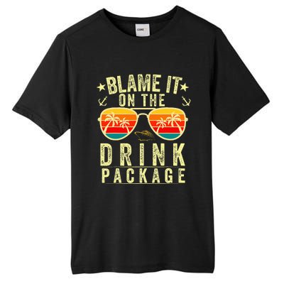 Blame it on The Cruise Package Cruise Cruising Matching Tall Fusion ChromaSoft Performance T-Shirt