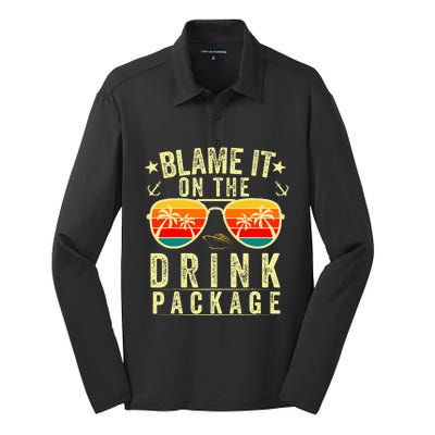 Blame it on The Cruise Package Cruise Cruising Matching Silk Touch Performance Long Sleeve Polo