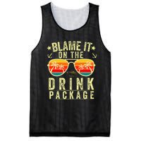 Blame it on The Cruise Package Cruise Cruising Matching Mesh Reversible Basketball Jersey Tank