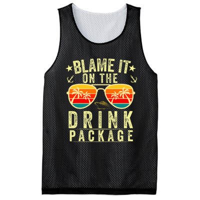 Blame it on The Cruise Package Cruise Cruising Matching Mesh Reversible Basketball Jersey Tank