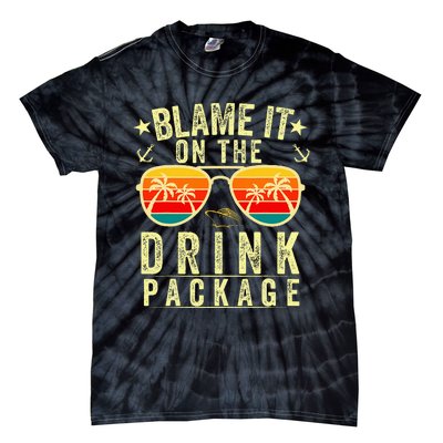 Blame it on The Cruise Package Cruise Cruising Matching Tie-Dye T-Shirt