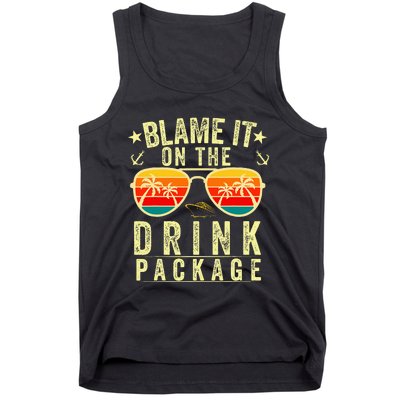 Blame it on The Cruise Package Cruise Cruising Matching Tank Top