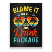 Blame It On The Drink Package Vintage Poster