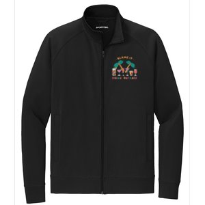 Blame It On The Drink Package Cruise Cruising Time Stretch Full-Zip Cadet Jacket