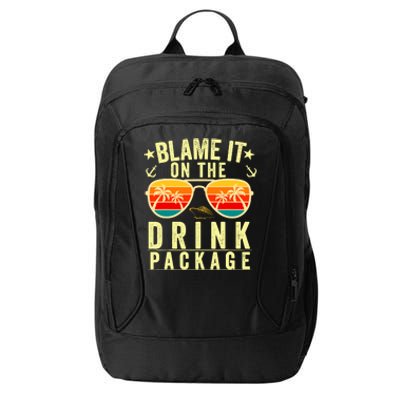 Blame It On The Cruise Package Cruise Cruising Matching City Backpack