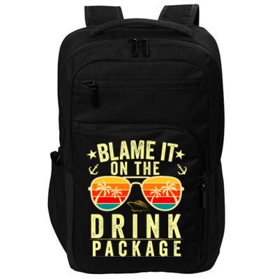 Blame It On The Cruise Package Cruise Cruising Matching Impact Tech Backpack