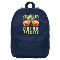 Blame It On The Cruise Package Cruise Cruising Matching 16 in Basic Backpack