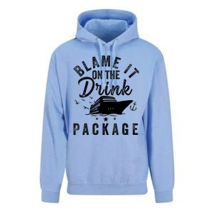 Blame it on The Cruise Package Cruise Cruising Matching Unisex Surf Hoodie