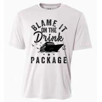 Blame it on The Cruise Package Cruise Cruising Matching Cooling Performance Crew T-Shirt