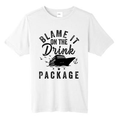 Blame it on The Cruise Package Cruise Cruising Matching Tall Fusion ChromaSoft Performance T-Shirt