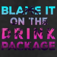 Blame It On The Drink Package Cruise Cruising Matching Funny Trucker Hat