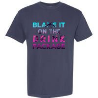 Blame It On The Drink Package Cruise Cruising Matching Funny Garment-Dyed Heavyweight T-Shirt