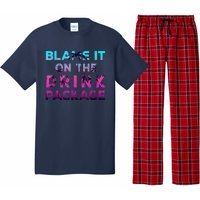 Blame It On The Drink Package Cruise Cruising Matching Funny Pajama Set