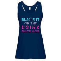 Blame It On The Drink Package Cruise Cruising Matching Funny Ladies Essential Flowy Tank