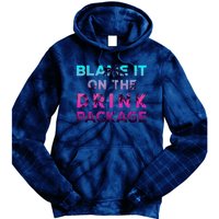 Blame It On The Drink Package Cruise Cruising Matching Funny Tie Dye Hoodie