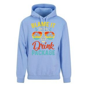 Blame It On The Drink Package Cruise Cruising Matching Unisex Surf Hoodie