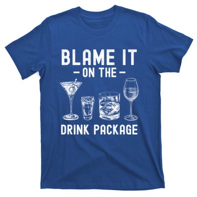 Blame It On The Package Funny Funny Cruise Vacation Gift T-Shirt