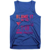 Blame It On The Package Funny Funny Cruise Vacation Gift Tank Top