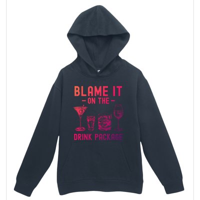 Blame It On The Package Funny Funny Cruise Vacation Gift Urban Pullover Hoodie