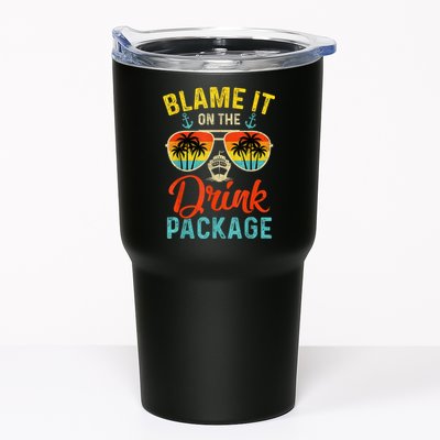 Blame It On The Drink Package Cruise Cruising Matching Tumbler