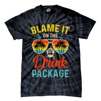 Blame It On The Drink Package Cruise Cruising Matching Tie-Dye T-Shirt