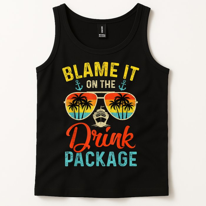 Blame It On The Drink Package Cruise Cruising Matching Tank Top