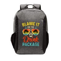 Blame It On The Drink Package Cruise Cruising Matching Vector Backpack