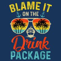 Blame It On The Drink Package Cruise Cruising Matching Infant Baby Jersey Bodysuit