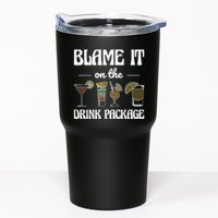 Blame It On The Drink Package Humor Funny Cruise Tumbler