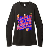 Blame It On The Drink Package Funny Cruise Ship Passenger Womens CVC Long Sleeve Shirt