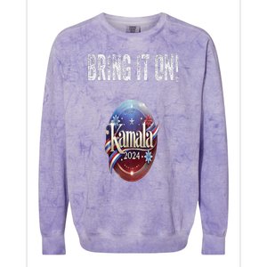 Bring It On Kamala Harris 2024 Election President Colorblast Crewneck Sweatshirt