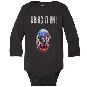 Bring It On Kamala Harris 2024 Election President Baby Long Sleeve Bodysuit