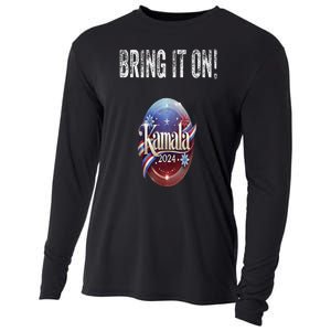 Bring It On Kamala Harris 2024 Election President Cooling Performance Long Sleeve Crew