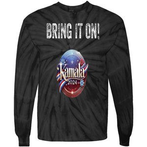 Bring It On Kamala Harris 2024 Election President Tie-Dye Long Sleeve Shirt