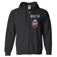 Bring It On Kamala Harris 2024 Election President Full Zip Hoodie