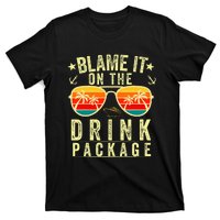 Blame It On The Cruise Package Cruise Cruising Matching T-Shirt