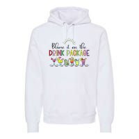 Blame It On the Drink Package Funny Cruise Cruising Cruiser Premium Hoodie