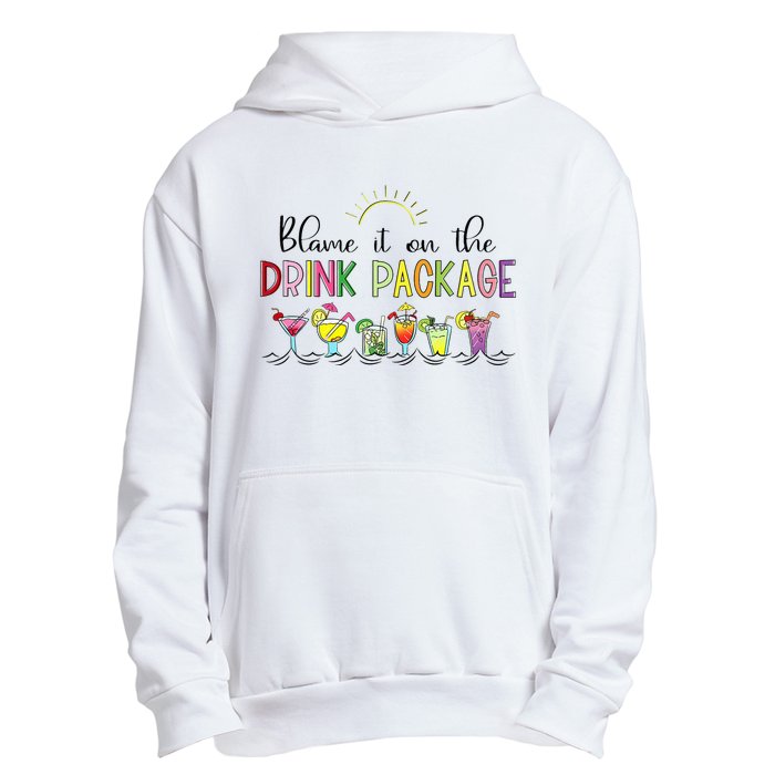 Blame It On the Drink Package Funny Cruise Cruising Cruiser Urban Pullover Hoodie