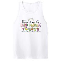 Blame It On the Drink Package Funny Cruise Cruising Cruiser PosiCharge Competitor Tank