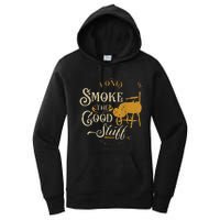 Bbq I Only Smoke The Good Stuff Gift For Grilling Lovers Women's Pullover Hoodie