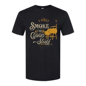 Bbq I Only Smoke The Good Stuff Gift For Grilling Lovers Softstyle CVC T-Shirt