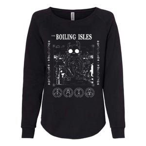 B.O.I.L.I.N.G I.S.L.E.S Owl House Love Christmas Trendy Womens California Wash Sweatshirt